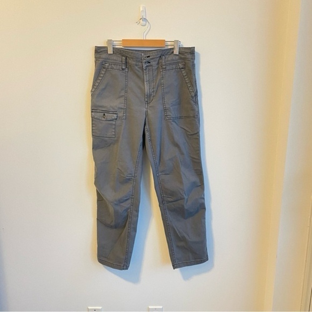 Anthropologie The Wanderer High-Rise Cargo Pants Grey Size 31
